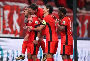 kaiyun-莱昂纳多第55分06秒进球，是Opta采集信息以来中超上半场最晚进球