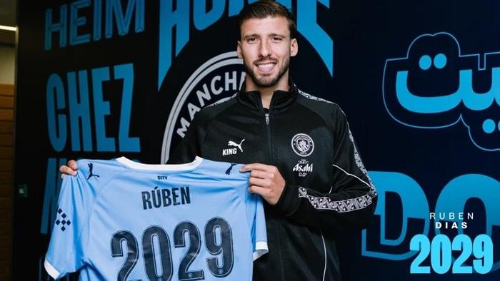 开云官网-曼城官宣续约鲁本-迪亚斯至2029年，后防核心留队